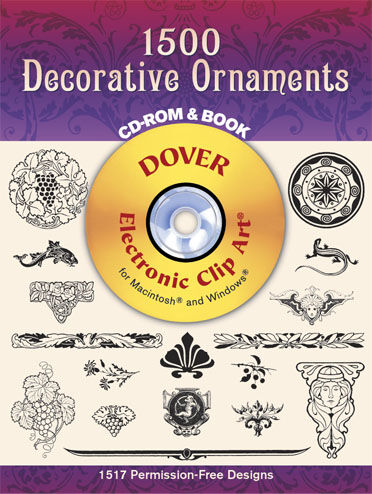 обложка книги 1500 Decorative Ornaments книга 1500 Decorative Ornaments, автор: